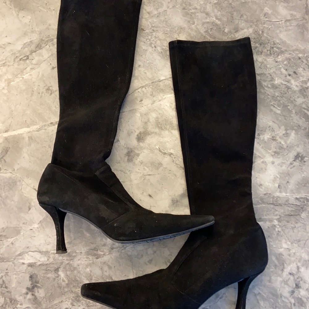 Authentic Stuart Weitzman knee high stretch boots